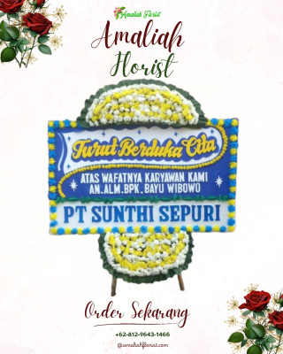 Papan Bunga Duka di Bulu